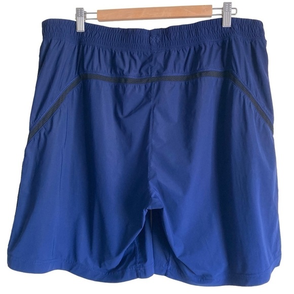 RHONE Mens 9” Navy Blue Versatility Athletic Workout Gym Shorts Unlined Sz XXL - Picture 4 of 16